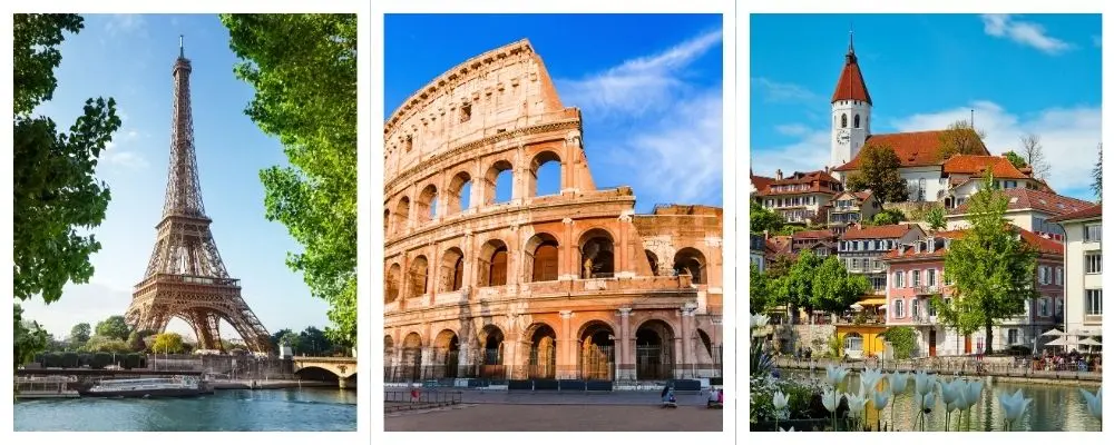 France Italy Switzerland